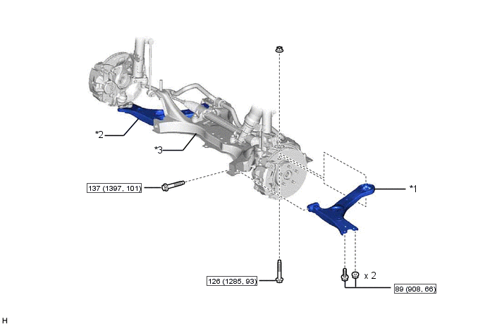 FT15501 FAST Bras de suspension avec boulon, Essieu avant