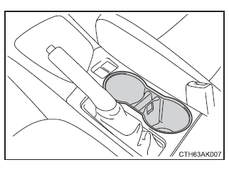 Détail des rangements